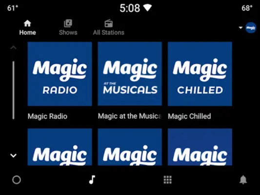 Magic Radio android App screenshot 1